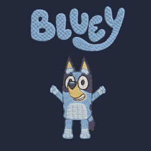 Bluey Embroidered Adult Unisex Crewneck Sweatshirt